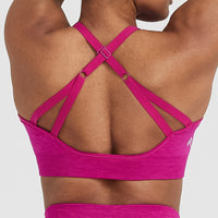 Classic Seamless 2.0 Bralette | Fuchsia Marl