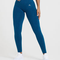 Classic Seamless 2.0 Leggings | Petrol Blue Marl