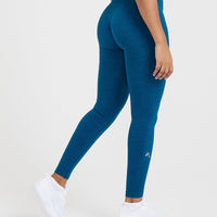 Classic Seamless 2.0 Leggings | Petrol Blue Marl