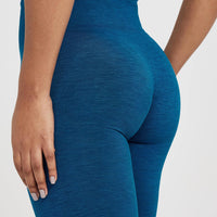 Classic Seamless 2.0 Leggings | Petrol Blue Marl