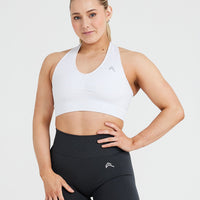 Classic Seamless 2.0 V-Neck Bralette | White