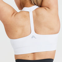 Classic Seamless 2.0 V-Neck Bralette | White