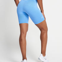 Classic Seamless Cycling Shorts | Blue Marl