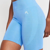 Classic Seamless Cycling Shorts | Blue Marl