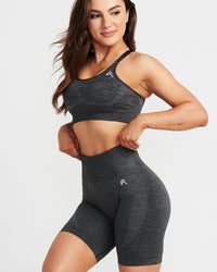 Classic Seamless Cycling Shorts | Coal Marl