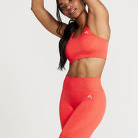 Classic Seamless Cycling Shorts | Coral Marl