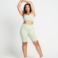 Classic Seamless Cycling Shorts | Pistacchio Marl
