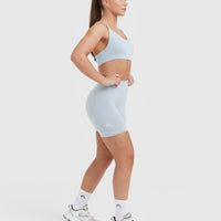 Effortless Seamless Shorts | Ice Blue