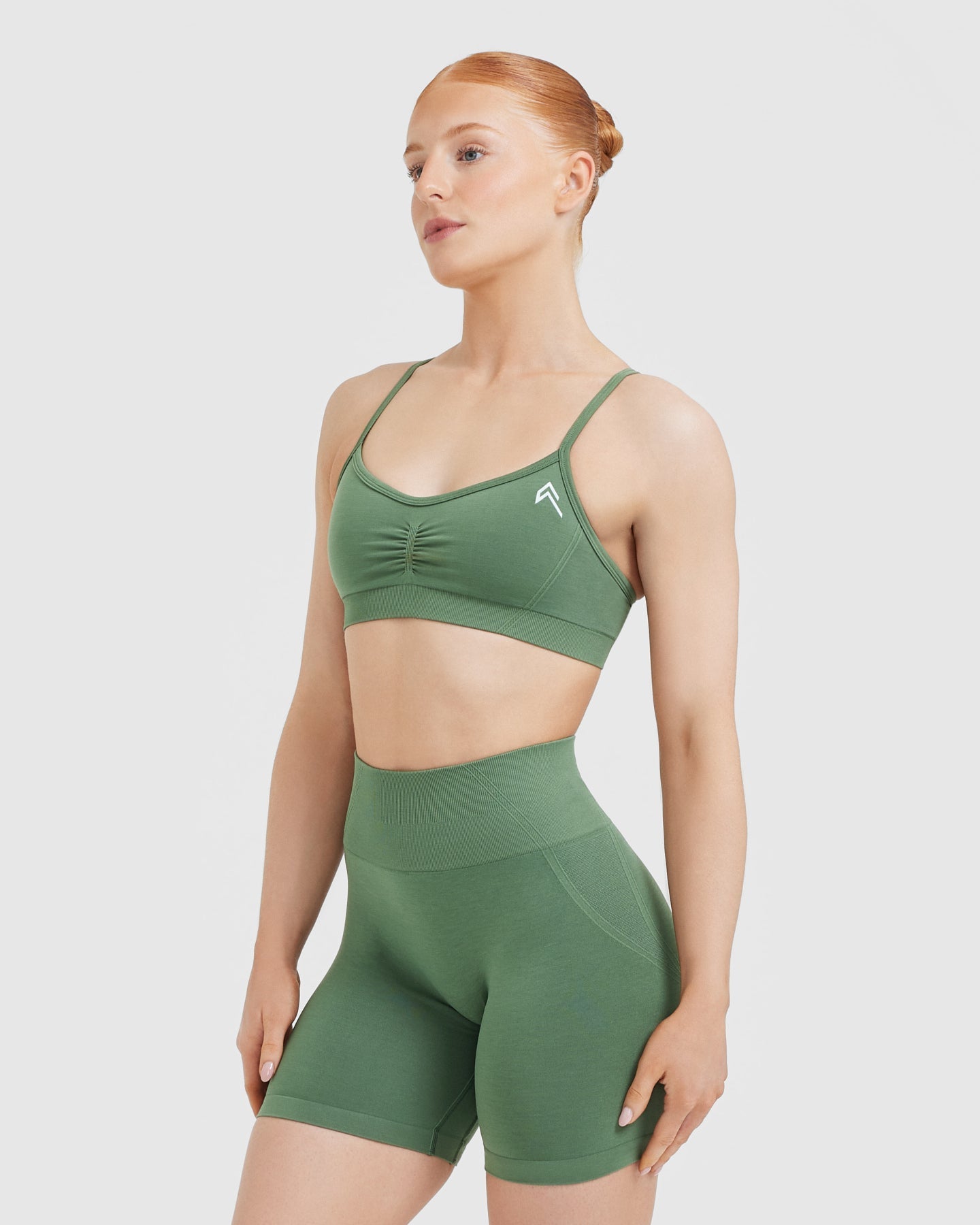 Effortless Strappy Bralette | Forest Green