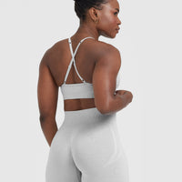 Effortless Strappy Bralette | Grey Marl