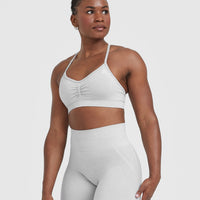 Effortless Strappy Bralette | Grey Marl