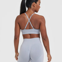 Effortless Strappy Bralette | Metal Grey