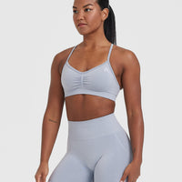 Effortless Strappy Bralette | Metal Grey
