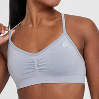 Effortless Strappy Bralette | Metal Grey