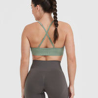 Effortless Strappy Bralette | Sage