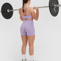 Everyday Cross Over Bralette | Wisteria Purple