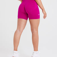 Effortless Seamless Shorts | Fuchsia