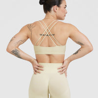 Everyday Cross Over Bralette | Vanilla