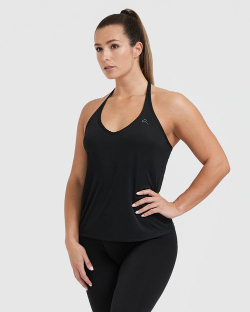 Oner Modal Go To Strappy Loose Vest | Black