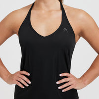 Go To Strappy Loose Vest | Black