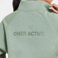 Classic Lounge 1/2 Zip Sweatshirt | Sage