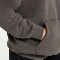 Classic Lounge Oversized Hoodie | Deep Taupe