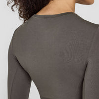 Mellow™ Soft Long Sleeve Top | Deep Taupe