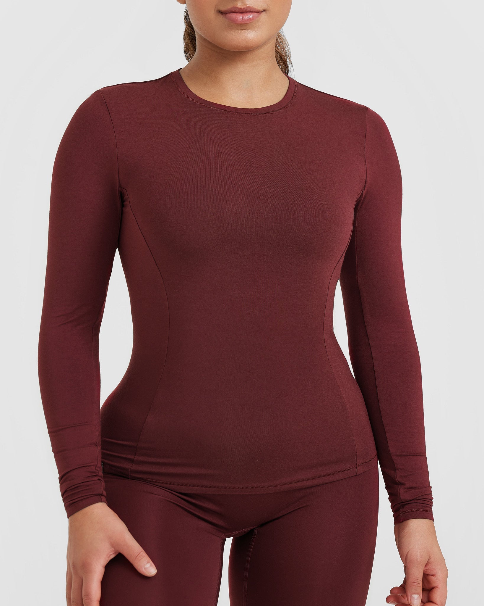 Mellow™ Soft Long Sleeve Top | Mulled Wine