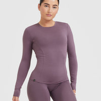 Mellow™ Soft Long Sleeve Top | Vintage Purple