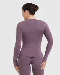 Mellow™ Soft Long Sleeve Top | Vintage Purple
