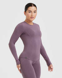 Mellow™ Soft Long Sleeve Top | Vintage Purple