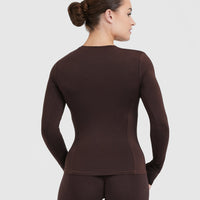 Mellow™ Soft Long Sleeve Top | 70% Cocoa