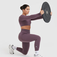 Mellow™ Soft Mid Long Sleeve Top | Vintage Purple