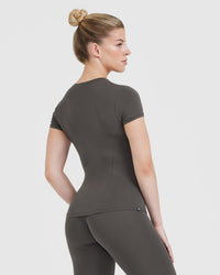 Mellow™ Soft Short Sleeve T-Shirt | Deep Taupe