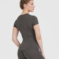 Mellow™ Soft Short Sleeve T-Shirt | Deep Taupe