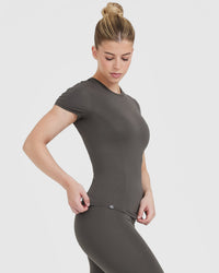 Mellow™ Soft Short Sleeve T-Shirt | Deep Taupe