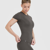 Mellow™ Soft Short Sleeve T-Shirt | Deep Taupe