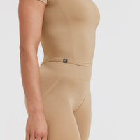 Mellow™ Soft Mid Short Sleeve T-Shirt | Dune Brown