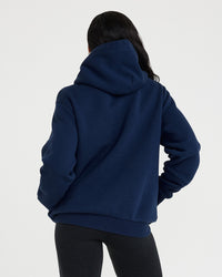 Classic Lounge Oversized Hoodie | Midnight