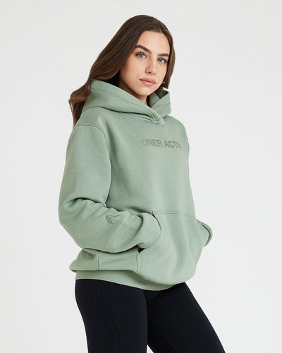 Classic Lounge Oversized Hoodie | Sage