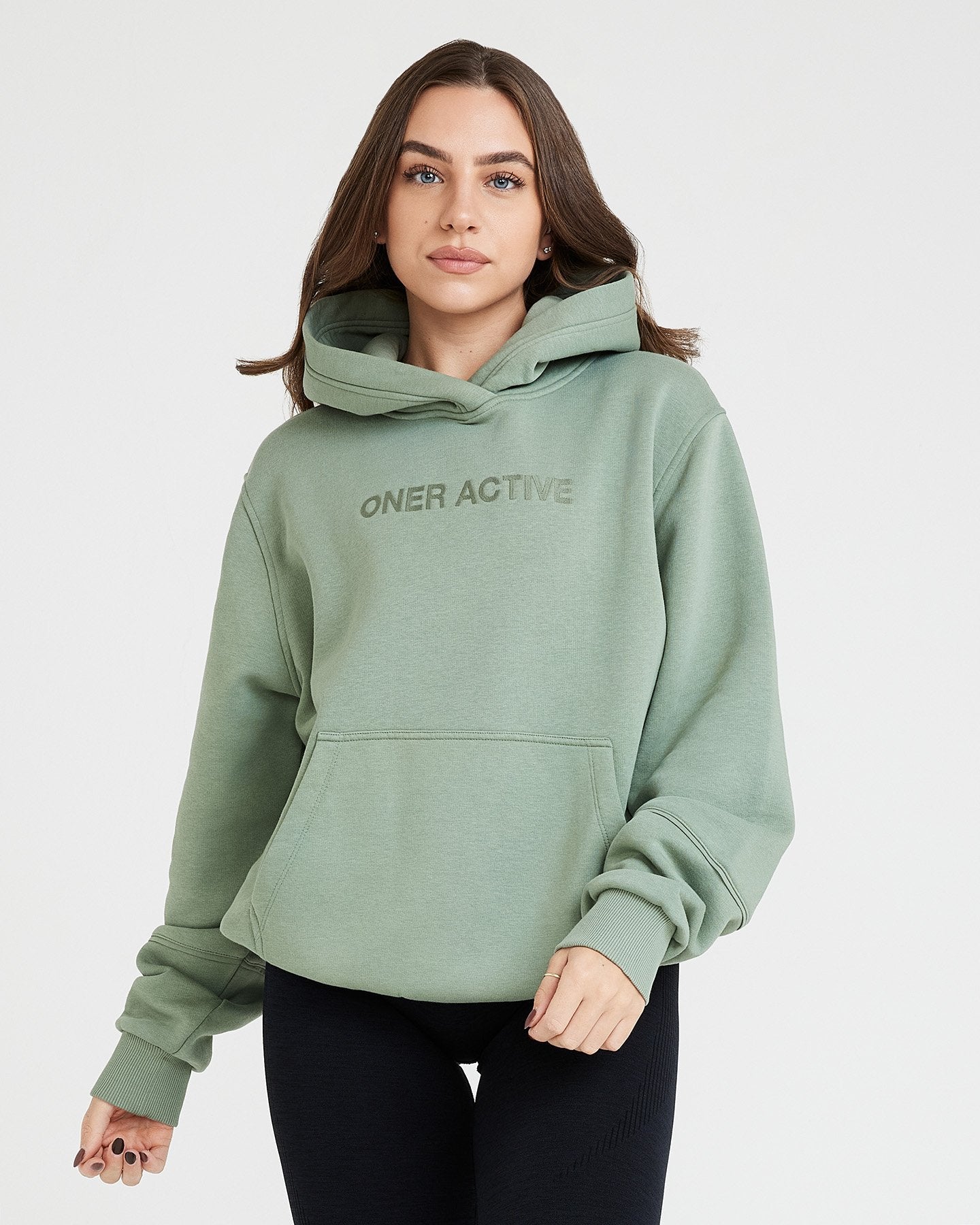 Classic Lounge Oversized Hoodie | Sage