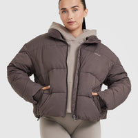 Puffer Jacket | Deep Mauve