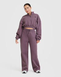 All Day Straight Leg Joggers | Vintage Purple