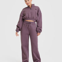 All Day Straight Leg Joggers | Vintage Purple