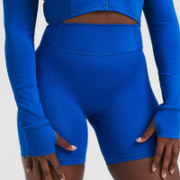 Timeless Crop Jacket | Cobalt