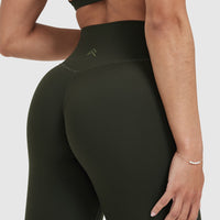 Timeless High Waisted Leggings | Khaki