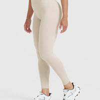 Timeless High Waisted Leggings | Sand