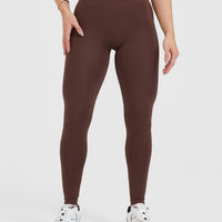 Timeless High Waisted Leggings | Espresso