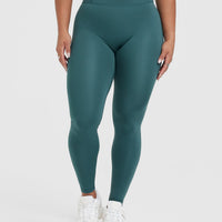 Timeless High Waisted Leggings | Marine Teal