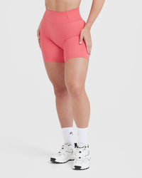 Timeless High Waisted Shorts 6" | Amplify Pink